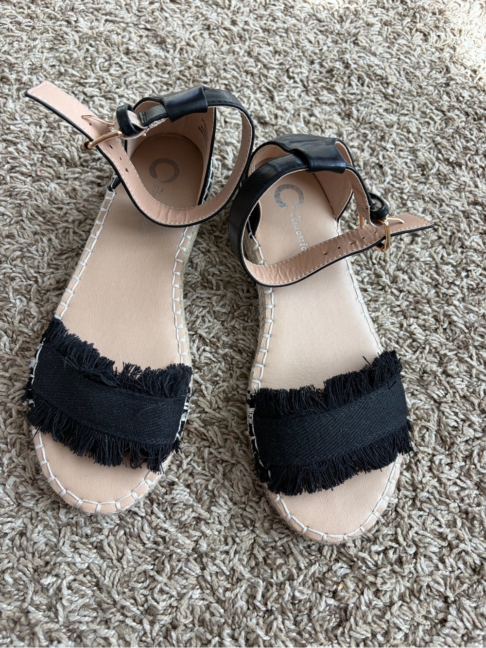 Black sandals